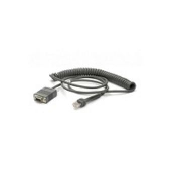 Cable serial Zebra CBA-R71-C09ZAR RS232 DB9 2,8 m Negro