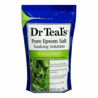 dr teals pure epsom salt relax  relief with eucalyptus and peppermint