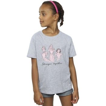 Disney Camiseta Princesses Stronger Together para niña