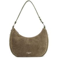 lancaster bandolera bandolera con cremallera l suede it caqui oscuro para mujer