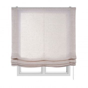 Estor Plegable Sin Varillas, Estor Paqueto Traslúcido Para Ventanas Y Puertas Beige, 60 X 175 Cm