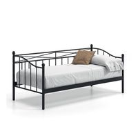 sofa cama negro sobla 90x200 - estilo contemporaneo