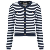 michael michael kors chaqueta de punto stripe snap cardi jkt para mujer