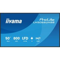 monitor iiyama lh5066uhsb-b1ag 50 ultrahd 4k ips wifi android 14 65 ms