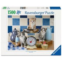 puzzle ravensburger 1500 piezas gatos en la cocina 80 x 60 cm