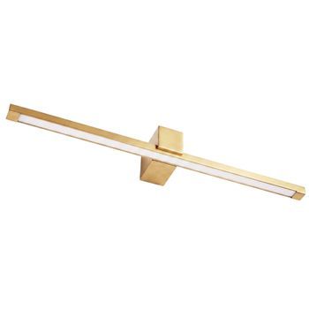 Lámpara De Pared Toolight Swe048-1w Brush Gold 80cm Led