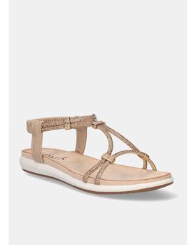 de EXE SANDALIA PLANA EXE BZX63164-RR2 ORO