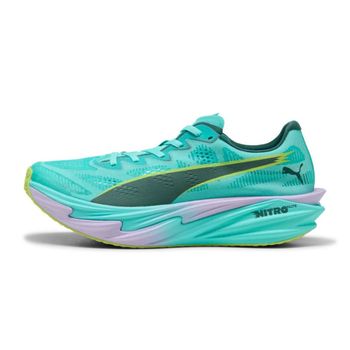 Zapatillas Puma Deviate NITRO Elite 4 HYROX Verde Amarillo AW26, Talla 46 - EUR