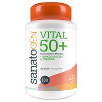 sanatogen 50 multivitamin  minerals  ginkgo biloba  ginseng