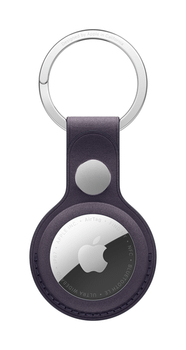 AirTag FineWoven Key Ring - Midnight Purple