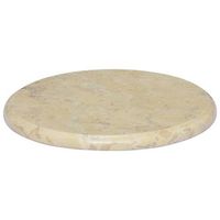 tablero para mesa marmol color crema o40x25 cm vidaxl