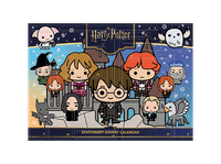 calendario de adviento - sherwood harry potter 24 sorpresas articulos papeleria packaging ilustrado con actividades recortables