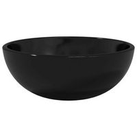 lavabo de bano moderno  lavabo de vidrio templado negro 30x12 cm