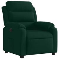 sillon de salon  silla  sillon reclinable de terciopelo verde oscuro
