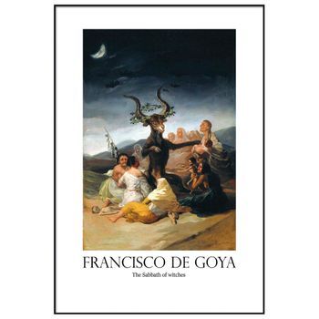 Panorama Cuadro Enmarcado Francisco De Goya 50x70 Cm