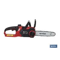 motosierra a bateria sin escobillas con espada de 10  engrase automatico  incluye bateria li-ion 20 v 40 ah y cargador