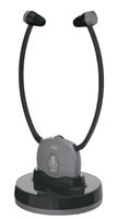 meliconi 497339 auricular y casco auriculares inalambrico estetofonico tv base de carga negro gris