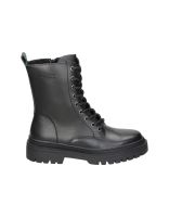 botines militares negros eva paris 27974 para mujer 36