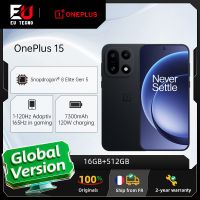 smartphone oneplus 15 5g version global con snapdragon 8 elite gen 5 pantalla de 165 hz bateria de 7300 mah 120 w nfc color negro telefonos moviles