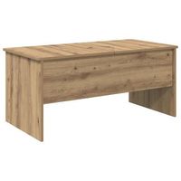 mesa de cafe roble artisan 102 x 505 x 465 cm vidaxl