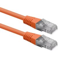 cable de red roline cat6 uutp rj45 3m naranja