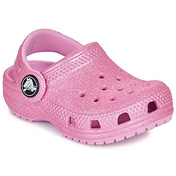 Crocs Zuecos Classic Glitter Clog T para niña