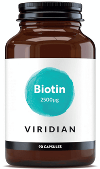 Viridian Biotina 2500ug 90 Cápsulas Vegetales