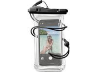 funda movil - cellularline voyager universal impermeable hasta 20m compatible con face id y huella certificacion ipx8 negro