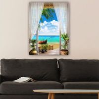 pintura decorativa lienzo 56879934770100 multicolor 70x100 cm