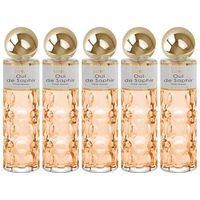 pack de 5 eau de parfum para mujer saphir oui 200 ml