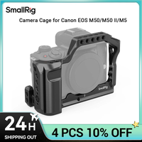 jaula smallrig para canon m5 0 m5 0 ii m5 aparejo de fabricacion de peliculas de video de aleacion de aluminio con agarre integrado y riel nato 2168