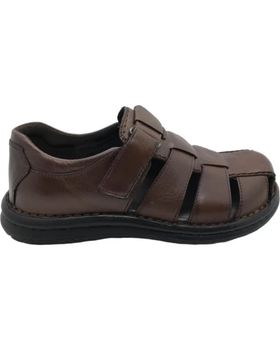 de ZEN SANDALIA HOMBRE PIEL 678718 MARRON