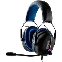 sparco evo grandprix auriculares gaming usb azul