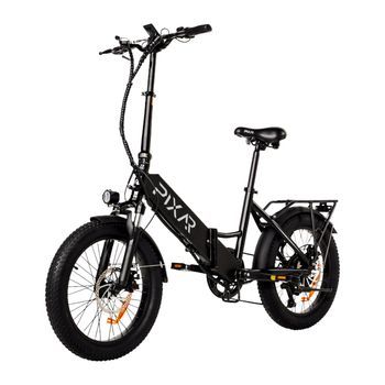 Bicicleta Eléctrica Plegable Pixar Wind1, Batería De 48 V Y 10,4 Ah, Color Negro