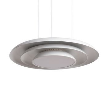 Lampara Colgante Led 24w Metal  Ø400 Mm Cct Seleccionable Handen Telmor Blanco