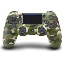 playstation 4 dualshock 4 v2 wireless controller - green camo green
