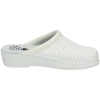 made in spain zapatos de trabajo zuecos piel blancos para mujer