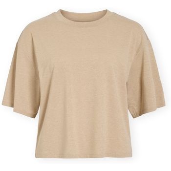 Vila Camiseta T-Shirt Luxi - Birch para mujer