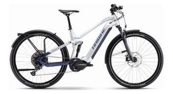 Haibike adventr fs 9 suspension total electrica mtb sram nx sx eagle 12s 720 wh 29   plata azul oscuro