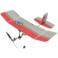 ty modelo 300 rojo ala de espuma pp de 300 mm de envergadura diy micro planeador de interior lento rc avion kit con caja