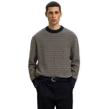Selected Jersey Darrel Knit - Sky Captain/Turskish para hombre