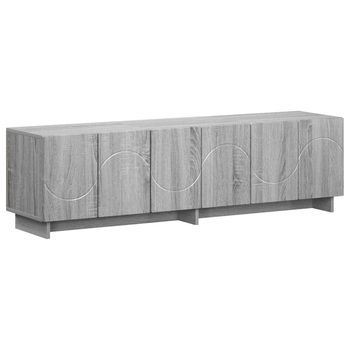 Soporte De Tv 140 X 34,5 X 40 Cm Sonoma Gris Vidaxl