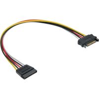 inline cable extensor alimentacion sata machohembra 1m