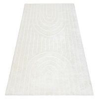 alfombra moderna mode 8494 geometrico crema 140x190 cm