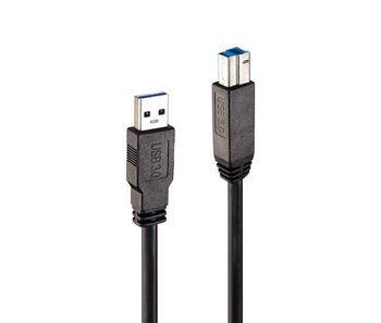 Cable usb a a usb b lindy 43098 10 m negro