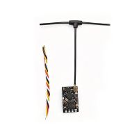 darwinfpv elrs 24ghz 100mw receptor nano de telemetria crsf con antena en t para aeronave fpv rc drone