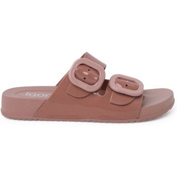 Pisamonas Zapatos Sandalias Habana Doble Hebilla Brillo para niño