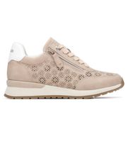 refresh para mujer 17513101-beige zapatillas 175131 beige 38 plano cordones casual