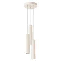 lampara colgante vaza beige 3 luces