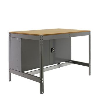 Banco De Trabajo Bt0 Locker 900 Gris/mad 842x910x610 Mm